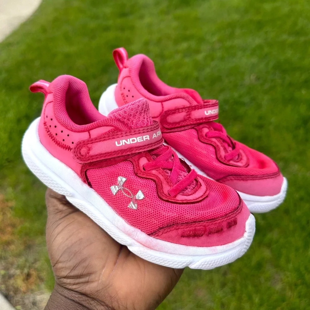 Under Armour Kids' Assert 10 Running Sneakers Toddler Girl Size 10 Pink